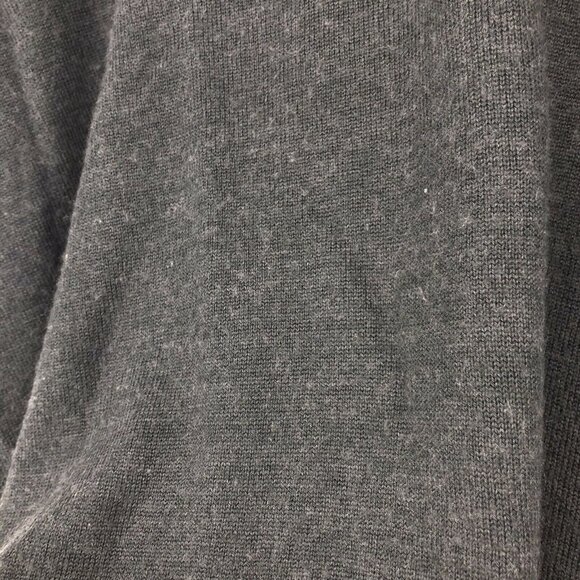 Izod Wool Blend Sweater Mens Size XXL 2XL Gray V-Neck Long Sleeve Knit Soft - Picture 7 of 11